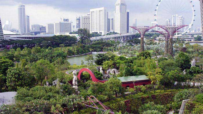 Beautiful gardens in Singapore